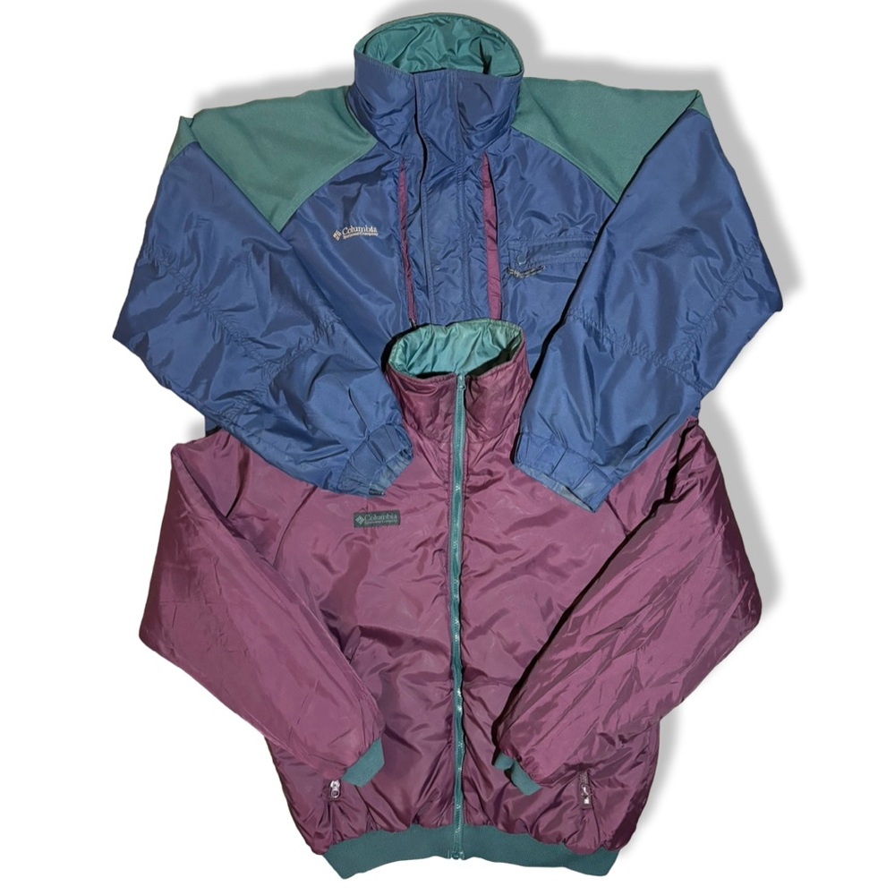 Columbia Reversible Blue and Purple Jacket